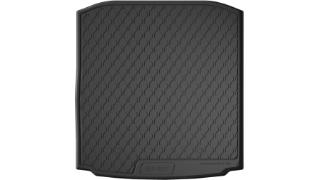 Accesorii auto - Tavita portbagaj Skoda Octavia 3 Hatchback 5E, 2013 -2020, ptr podea joasa, din cauciuc Rubbasol, marca Gledring