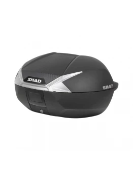Moto/Atv - Top case SHAD SH47 - Negru/alb