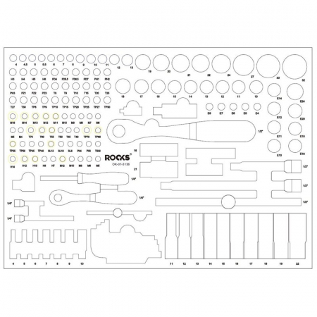 Trusa de scule ROOKS OK-01.3136 [1]
