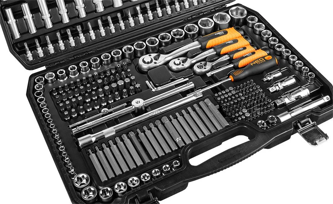 Trusa scule 1/2", 3/8", 1/4", 300 piese NEO TOOLS 10-218 [3]