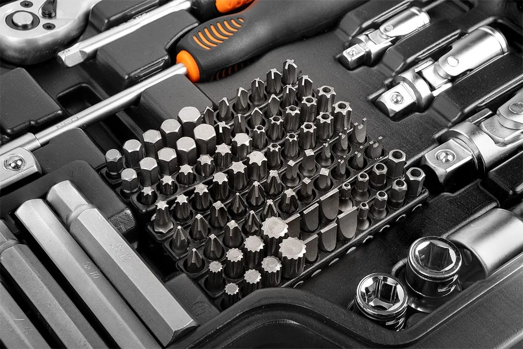 Trusa scule 1/2", 3/8", 1/4", 300 piese NEO TOOLS 10-218 [2]