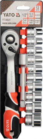 Scule si echipamente -  Trusa Tubulare 12 Piese, 1/2"