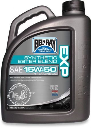 Ulei moto - Ulei de motor Bel-Ray EXP SYNTHETIC ESTER BLEND 4T 15W-50 4 l
