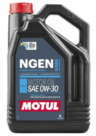 Uleiuri si Lichide Auto - Ulei de motor MOTUL NGEN Hybrid 0W-30 4L
