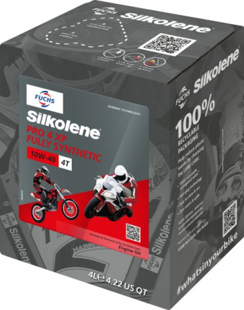 Ulei moto - Ulei de motor SILKOLENE PRO 4 10W-40 - XP 601449833 4L
