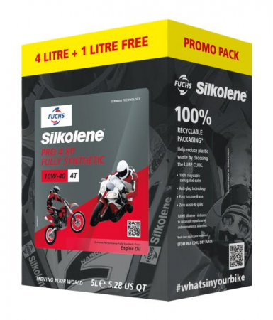 Ulei moto - Ulei de motor SILKOLENE PRO 4 10W-40 - XP 601449833 4l + 1l gratis
