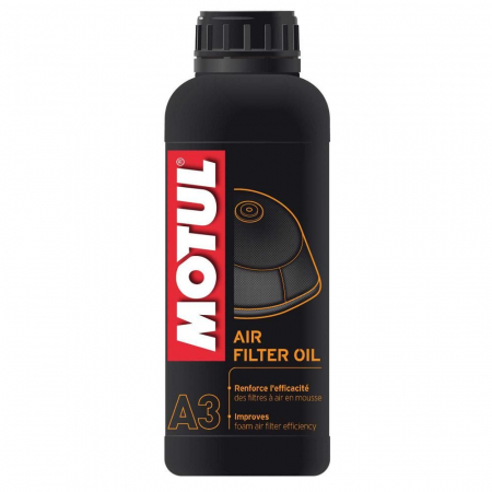 Intretinere si curatare filtre moto - Ulei filtru Motul A3 1L