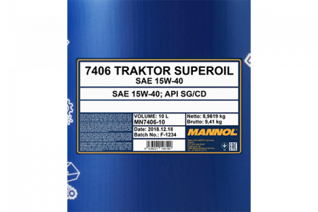 Ulei Mannol Traktor Superoil 15W-40- 10L [1]