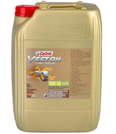 10W-30 - Ulei motor CASTROL VECTON Long Drain E6/E9 10W30 15A1A9 20L