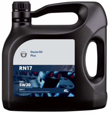 Uleiuri si Lichide Auto - Ulei motor DACIA Oil Plus 5W30 6002009509, norma RN17 4L