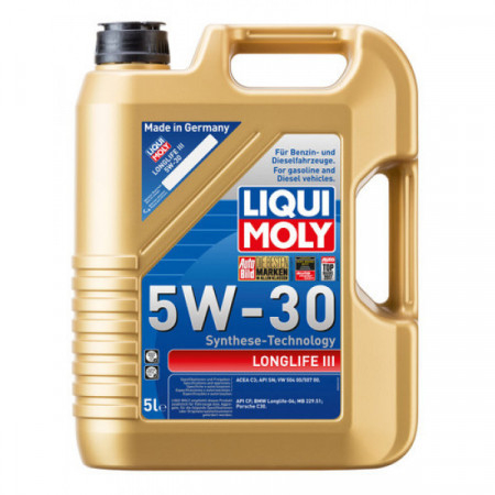 Uleiuri si Lichide Auto - Ulei motor Liqui Moly Longlife III 5W-30 (20822) 5L