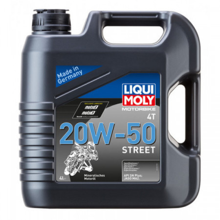 Ulei moto - Ulei motor Liqui Moly motorbike 4T 20W-50 STREET 4L