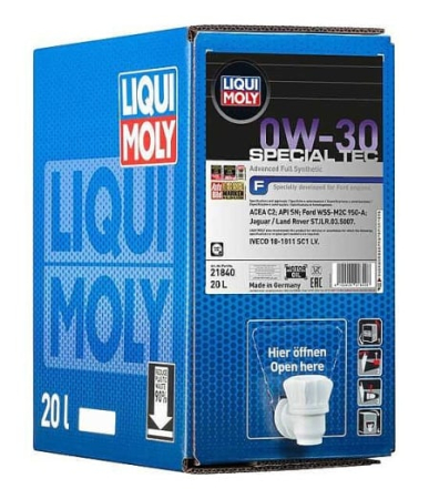 0W-30 - Ulei motor Liqui Moly Special Tec F 0W-30 20L bag in box