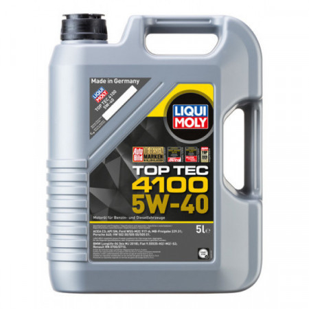 5W-40 - Ulei motor Liqui Moly Top Tec 4100 5W-40 (3701) (2686) (9511) 5L