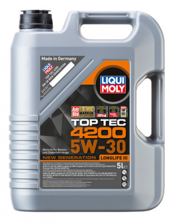 5W-30 - Ulei motor Liqui Moly Top Tec 4200 5W-30 (3707) (2693) (8973) 5L
