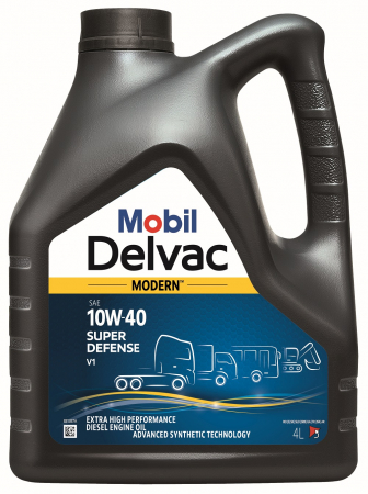 Uleiuri si Lichide Auto - Ulei motor MOBIL DELVAC MODERN 10W40 SUPER DEFENSE V1 157454 4L