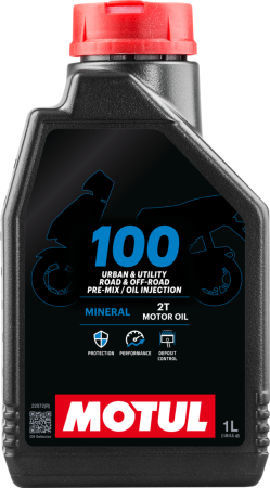 Ulei moto - Ulei motor MOTUL 100 2T 1L pentru motociclete si scutere