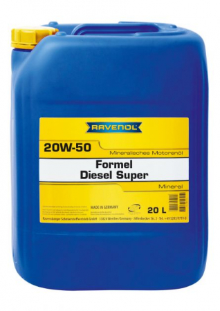 Ulei motor - Ulei motor RAVENOL Formel Diesel 20W50 1123220-020, volum 20 litri, mineral