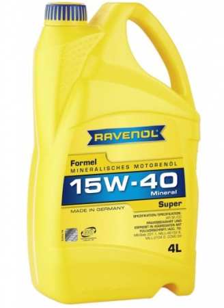 Uleiuri si Lichide Auto - Ulei motor RAVENOL Formel Super 15W40 1113115-004, volum 4 litri, mineral