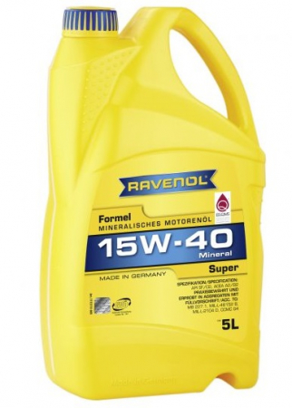 15W-40 - Ulei motor RAVENOL Formel Super 15W40 1113115-005, volum 5 litri, mineral