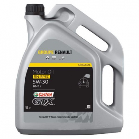 Uleiuri si Lichide Auto - Ulei motor Renault - Castrol GTX RN17 5W30 5L