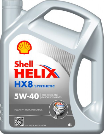 Uleiuri si Lichide Auto - Ulei motor SHELL Helix HX8 Synthetic 5W40 4 L
