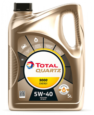 5W-40 - Ulei motor Total Quartz 9000 EN. 5W40 5L