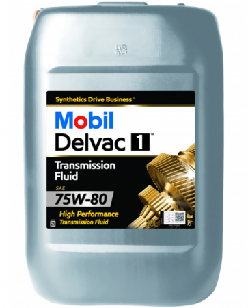 Uleiuri si Lichide Auto - Ulei pentru cutia de viteze manuala MOBIL Delvac 1 Transmission Fluid 75W80, volum 20 litri