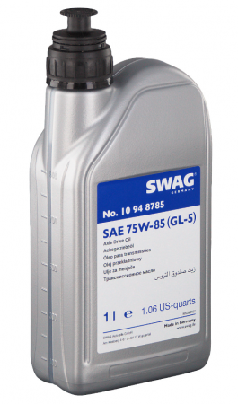 Uleiuri si Lichide Auto - Ulei pentru cutie automata SWAG 10 94 8785 75W85, volum 1 litru, culoare galben