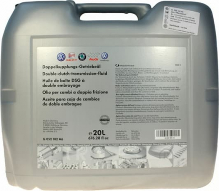 Uleiuri si Lichide Auto - Ulei pentru cutie viteze DSG VW Group 75W G052182A6, volum 20 litri, VW TL 521 82