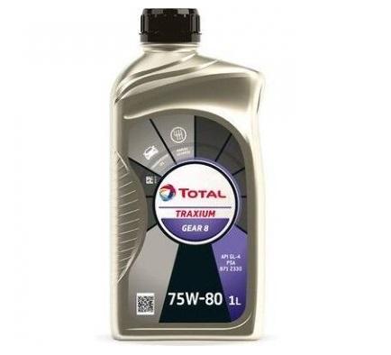 Uleiuri si Lichide Auto - Ulei pentru cutie viteze manuala TOTAL Traxium Gear 8 75W80 214082, volum 1 litru, semi-sintetic