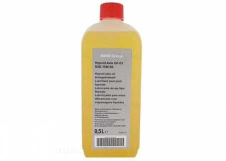Ulei transmisie - Ulei pentru diferential fara patinare limitata, diferential spate BMW Hypoid Axle Oil G1 83222295532 75W85, volum 0.5 litri