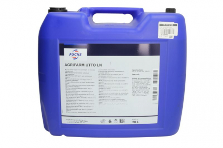 Uleiuri si Lichide Auto - Ulei pentru transmisie hidraulica utilaje agricole FUCHS AGRIFARM UTTO LN 20W30, volum 20 litri