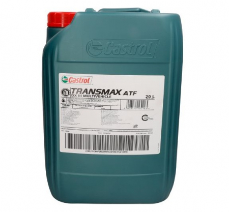 Uleiuri si Lichide Auto - Ulei transmisie automata CASTROL TRANSMAX ATF DX III MULTIVEHICLE 15D66F, volum 20 litri, semi sintetic