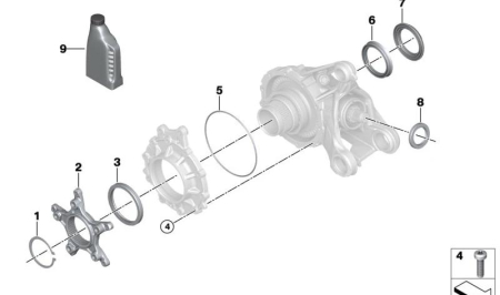 Ulei transmisie HYPOID AXEL OIL G3 - 500ml - BMW Motorrad [1]