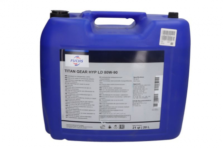 Uleiuri si Lichide Auto - Ulei transmisie manuala FUCHS TITAN GEAR HYP LD 80W90, volum 20 litri