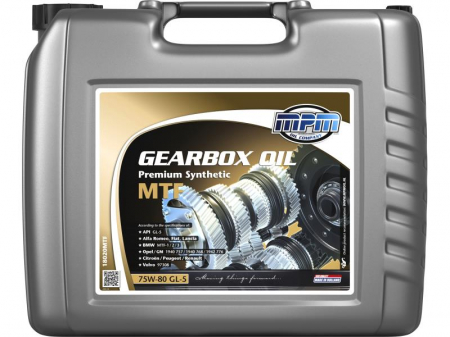 Uleiuri si Lichide Auto - Ulei transmisie manuala MPM 18020MTF Premium Synthetic 75W80 GL5, volum 20 litri, sintetic