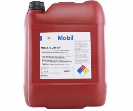 Uleiuri si Lichide Auto - Ulei transmisie utilaje agricole MOBIL Mobilfluid 424 80W, volum 20 litri, semi sintetic, GL-4