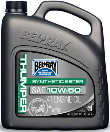 Ulei moto - Ulei de motor Bel-Ray THUMPER RACING WORKS SYNTHETIC ESTER 4T 10W-50 4 l