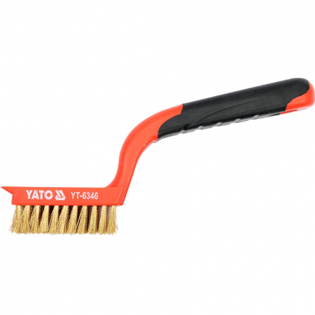 Truse si scule de mana - Yt-6346 Perie de sarma cu maner de plastic
