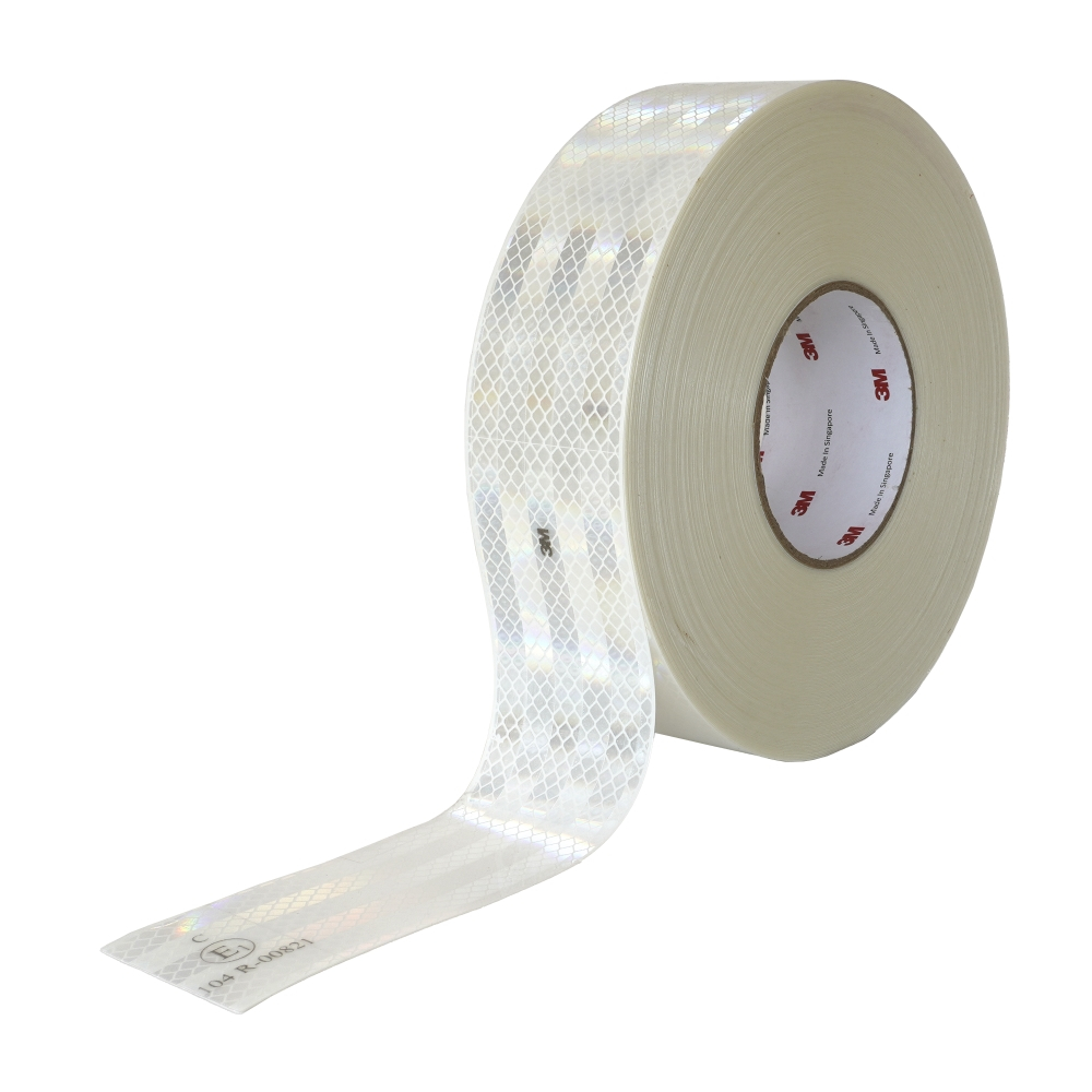 Banda reflectorizanta 3M 983-71 alb 53.5MMX50M ECE 104