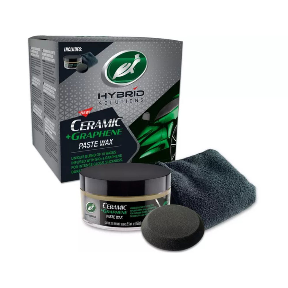 Ceara Auto Solida Ceramica Grafitata Cu Laveta Si Burete, 156 Gr Turtle Wax