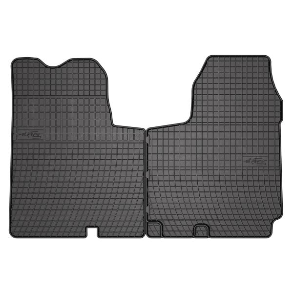 Set covorase cauciuc, 2 Buc , Fata, Negru, Pentru: Nissan Primastar; Opel Vivaro A; Renault Trafic Ii 2001-, Van