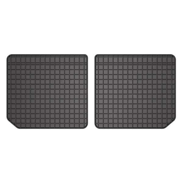 Set covorase cauciuc, 2 Buc , Spate, Negru, Pentru: Opel Zafira A, Zafira B 1999-2015, Minivan, 3 rand Of Seats