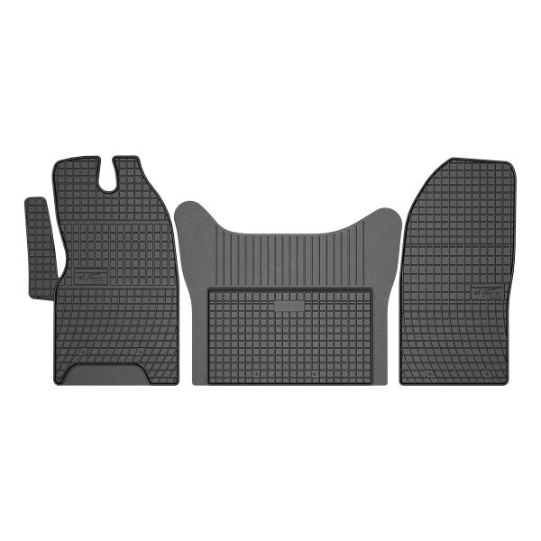 Set covorase cauciuc, 3 Buc , Fata, Negru, Pentru: Iveco Daily Vi 2015-, Delivery Van