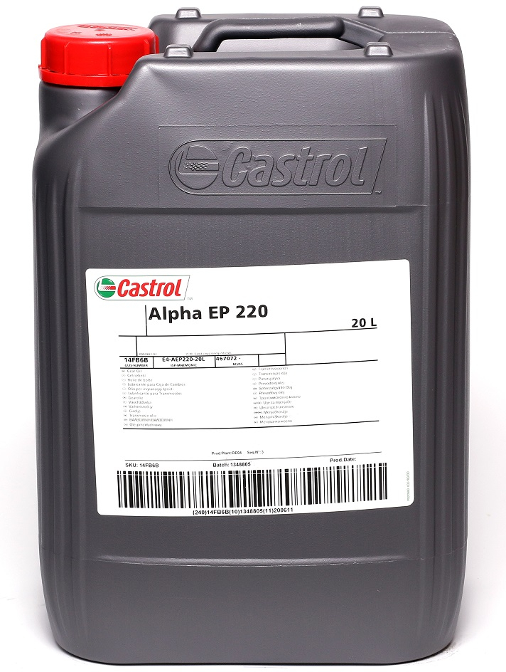 Ulei transmisie CASTROL ALPHA EP 220 14FB6B, volum 20 litri 20L