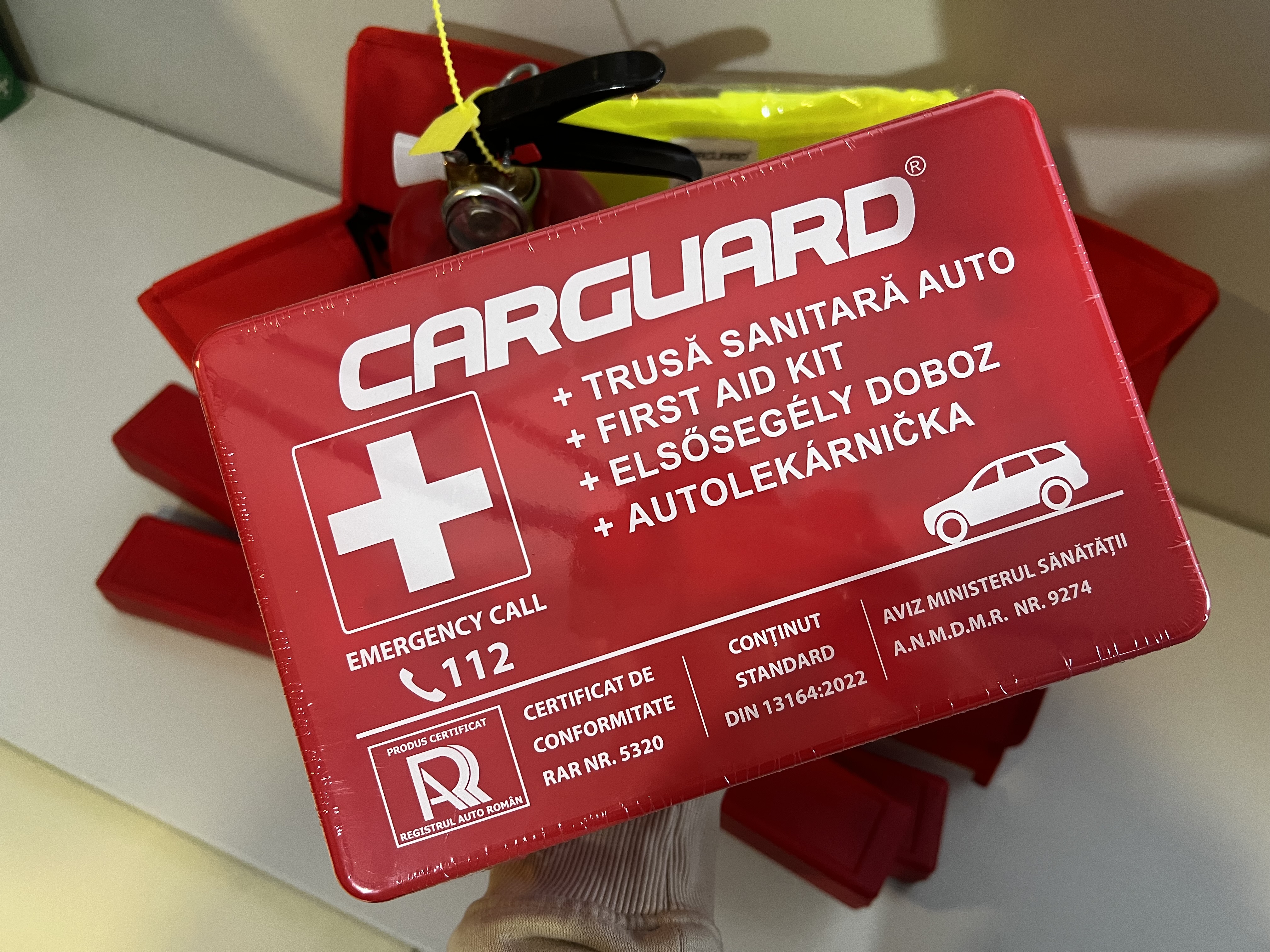 Trusă medicală auto de prim ajutor certificată RAR nr. 5320