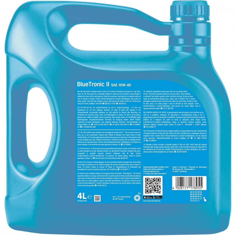 Aral Blue Tronic  II SAE 10W-40 4L [4]