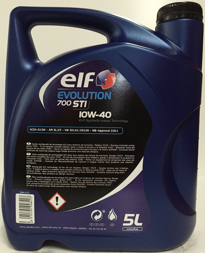 ELF EVOLUTION 700 STI 10W-40 5L [2]