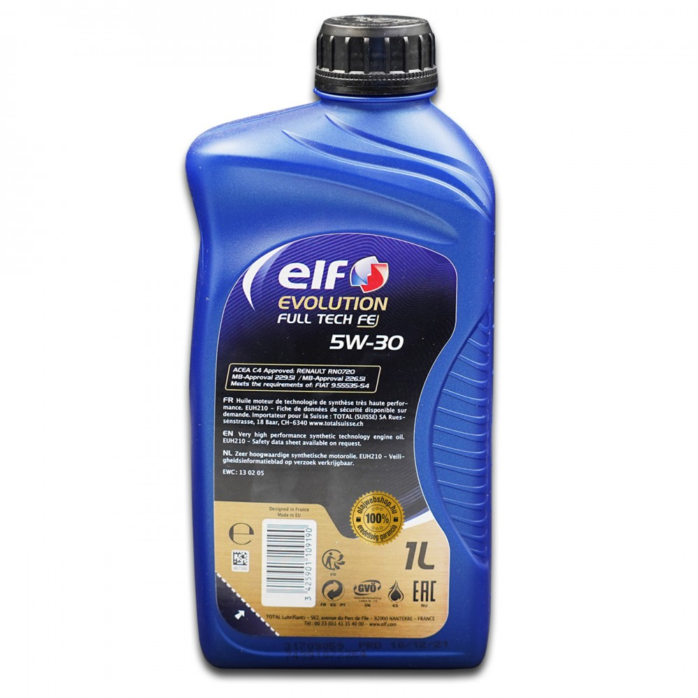 ELF EVOLUTION FULL-TECH FE 5W-30 1L [2]